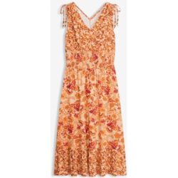 bonprix Jerseykleid aus fließender Viskosebeige 40Damen
