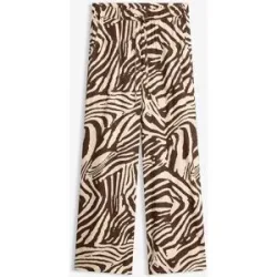 bonprix Viskosehose mit Schlupfbundbraun 44Damen