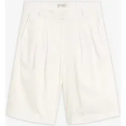 bonprix Marlene-Shorts aus Leinen-Viskose-Mixweiß 50Damen