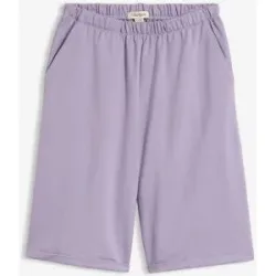 bonprix Sweat-Bermuda aus leichter Baumwollelila 44Damen