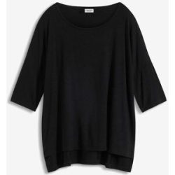 bonprix T-Shirt Oversize-Passform, Halbarm, U-Boot Ausschnitt