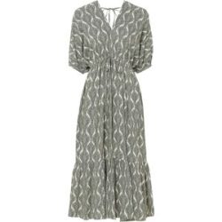 bonprix Midikleid aus fließender Viskosegrün 44Damen