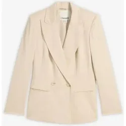 bonprix Blazer mit Nadelstreifenbeige 50Damen