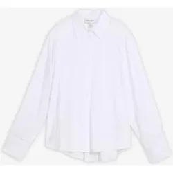 bonprix Hemdbluse aus fließendem Viskose-Mixweiß 48Damen