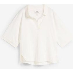 bonprix Poloshirt aus reiner Bio-Baumwolleweiß 40Damen