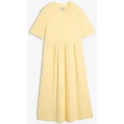 bonprix Jerseykleid aus reiner Baumwollegelb 40Damen