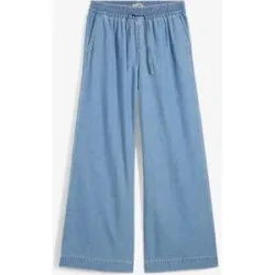 bonprix Weite Jeans mit Gummibund, Loose Fit, aus reiner Baumwolle