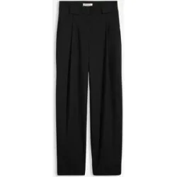 bonprix Barrel-Hose mit hohem Bundschwarz 50Damen