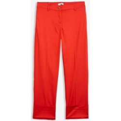 bonprix Chinohose mit hohem Baumwoll-Anteilrot 36Damen