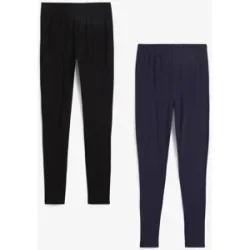 bonprix Leggings (2er Pack)schwarz 44Damen