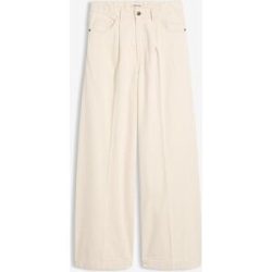 bonprix Super Wide Palazzo-Jeans, Baumwollebeige 40Damen
