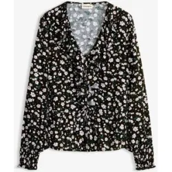 bonprix Tunika aus feinem Viskose-Mixschwarz 48Damen