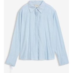 bonprix Hemdbluse aus fließendem Viskose-Mixblau 52Damen