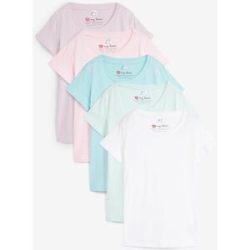 bonprix Rundhals-Shirt  (5erPack)rosa 40Damen