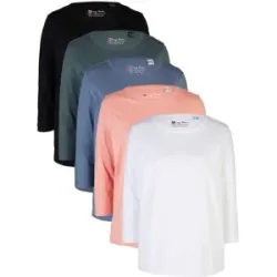 bonprix Longshirt (5er-Pack)grün 52Damen