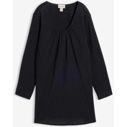 bonprix Long-Tunika aus Baumwolleschwarz 38Damen