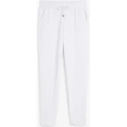 bonprix Schlupfhose aus bequemen Punto di Romaweiß 36Damen