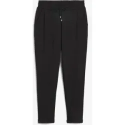 bonprix Schlupfhose aus bequemen Punto di Romaschwarz 44Damen