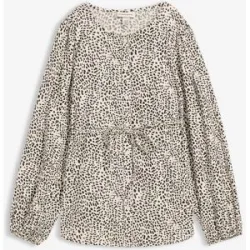 bonprix Baumwoll-Bluse für die Schwangerschaft und danachweiß 50Damen