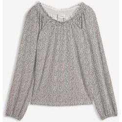 bonprix Langarmshirt aus Viskose-Mixweiß 48Damen
