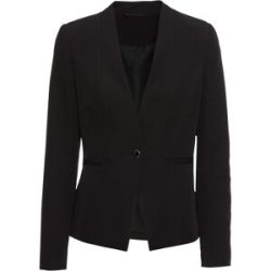 bonprix Jackenblazer stilvoller Auftritt, figurbetonte Passform, mit Stehkragen