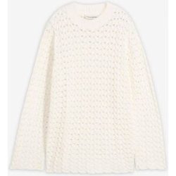 bonprix Ajour-Strickpulloverweiß 36Damen