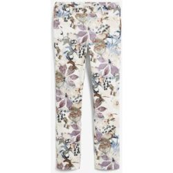 bonprix Stretch-Hose mit Blumen-Printbeige 54Damen