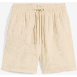 bonprix Shorts aus Baumwolle, mit elastischem Bund und Kordelzug, lockere Passform