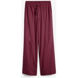 bonprix Palazzo-Hose aus leichtem Leinen-Viskose-Mixrot 40Damen