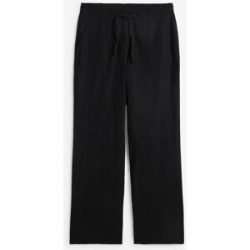 bonprix Leinenhose Loose Fit, mit Kordelzugbund, mit Eingrifftaschen, mit Gesässtaschen