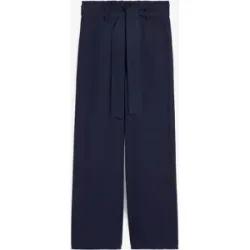 bonprix Culotte aus luftigem Leinen-Mixblau 40Damen