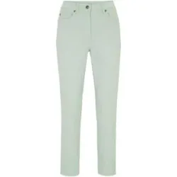 bonprix 7/8-Stretchhose aus Baumwoll-Mixgrün 42Damen