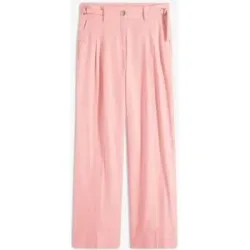 bonprix Palazzo-Hose aus leichtem Leinen-Mixrosa 44Damen