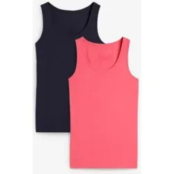 bonprix Tanktop (2erPack)blau 44Damen