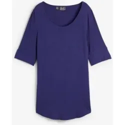 bonprix Long-Shirt aus softer Viskoseblau 32Damen