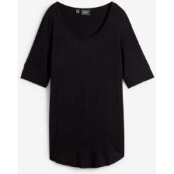 bonprix Long-Shirt aus softer Viskoseschwarz 56Damen