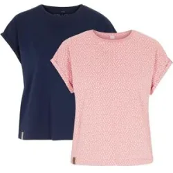 bonprix T-Shirt (2er Pack)rosa 48Damen