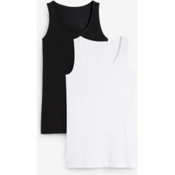 bonprix Tanktop (2erPack)schwarz 40Damen