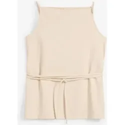 bonprix Top aus Piquébeige 40Damen