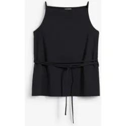 bonprix Top aus Piquéschwarz 36Damen