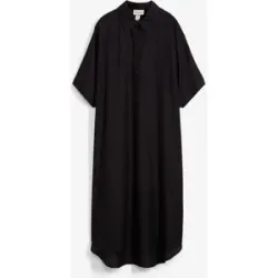bonprix Blusenkleid aus feiner Viskoseschwarz 36Damen