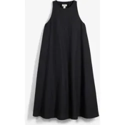bonprix Ausgestelltes Midikleid aus Viskose-Mixschwarz 38Damen