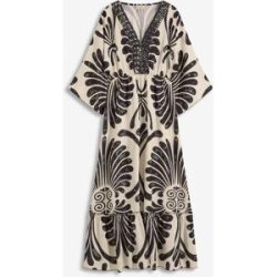 bonprix Maxikleid 1 tlg. für Frühling und Sommer, aus Viskose, Oversize Passform, mit Druck