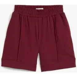 bonprix Sweat-Shorts aus Baumwoll-Mixrot 44Damen