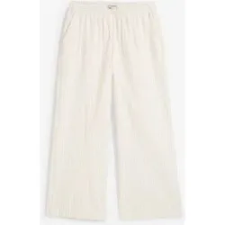 bonprix Palazzo-Hose aus Seersucker, 7/8 Längebeige 46Damen