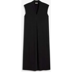 bonprix Jerseykleid aus Viskose-Mix mit Schulterpolsterschwarz 48Damen