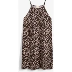 bonprix Minikleid aus reiner Bio-Baumwollebeige 36Damen