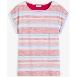 bonprix T-Shirt aus reiner Bio-Baumwollerot 36Damen