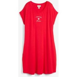 bonprix Jerseykleid lockere Passform, aus Viskose und Elasthan, mit Rundhalsausschnitt