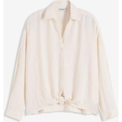 bonprix Bluse aus leichtem Crêpebeige 42Damen